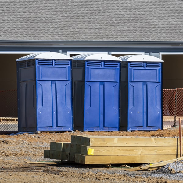 how do i determine the correct number of porta potties necessary for my event in East Wakefield